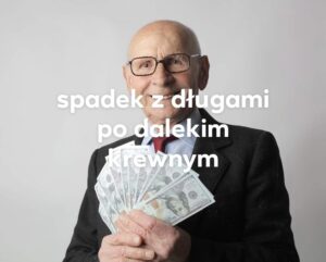 spadek z długami